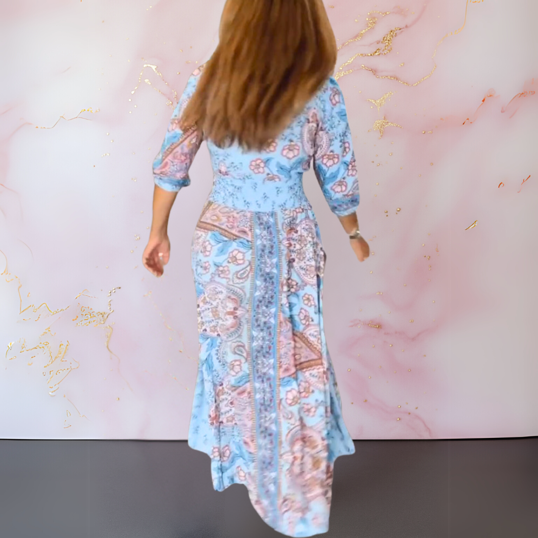 Karen™ | Elegant sommerkjole med v-hals