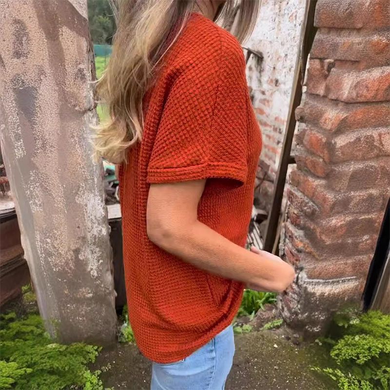 Lindse™ | Elegant Kortærmet V-hals Top