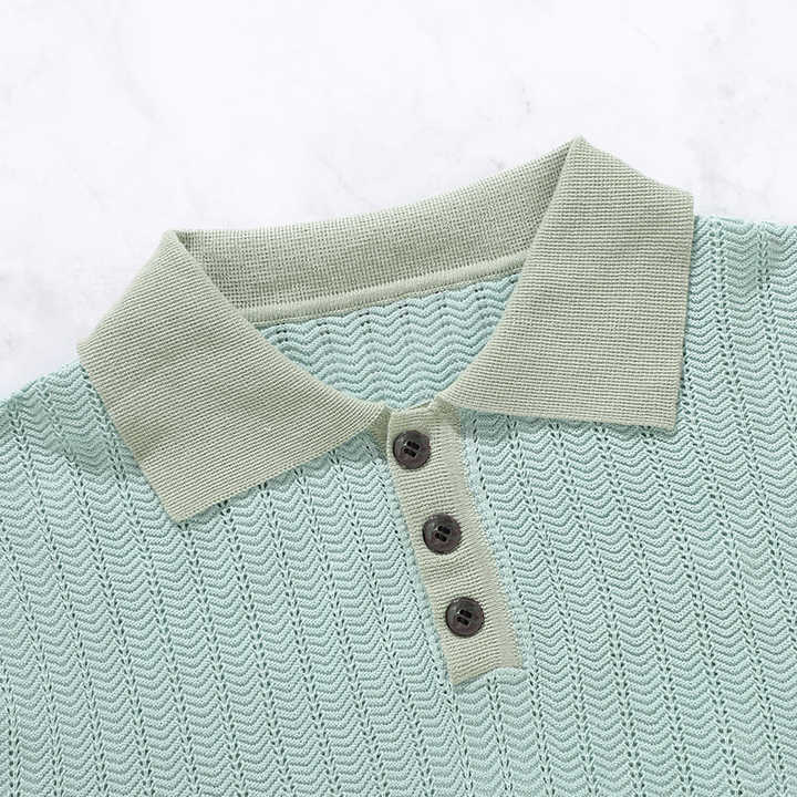 Nord™ |  Strikket poloshirt